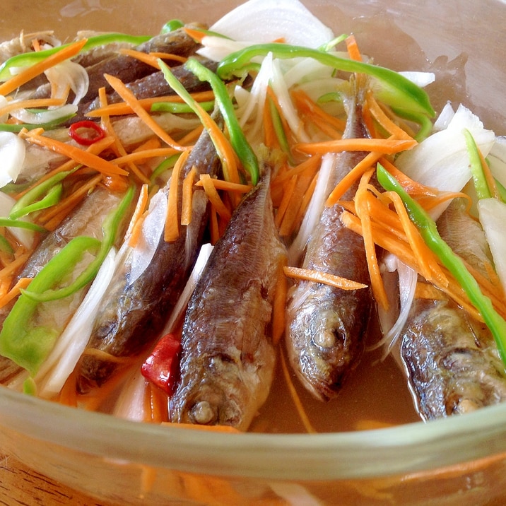 まるごと アジの南蛮漬け レシピ 作り方 By クロッチェ 楽天レシピ まるごと アジの南蛮漬け レシピ 作り方 By クロッチェ 楽天レシピ